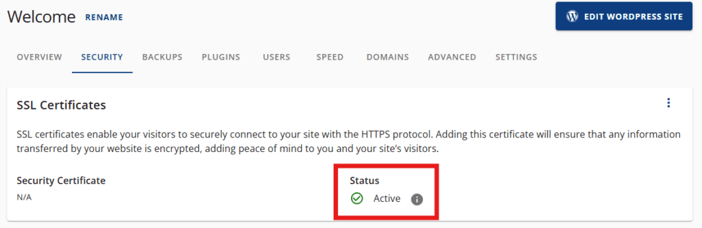 Kostenloses SSL aktivieren