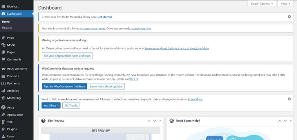 Anmeldung beim WordPress-Dashboard