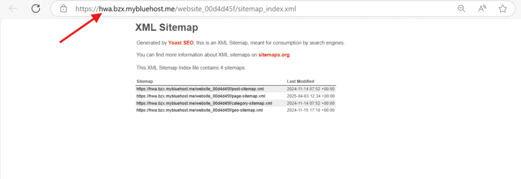 Sitemap-URL