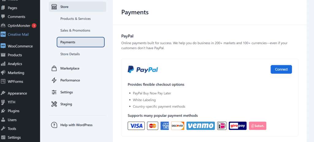 Woocommerce Zahlungen