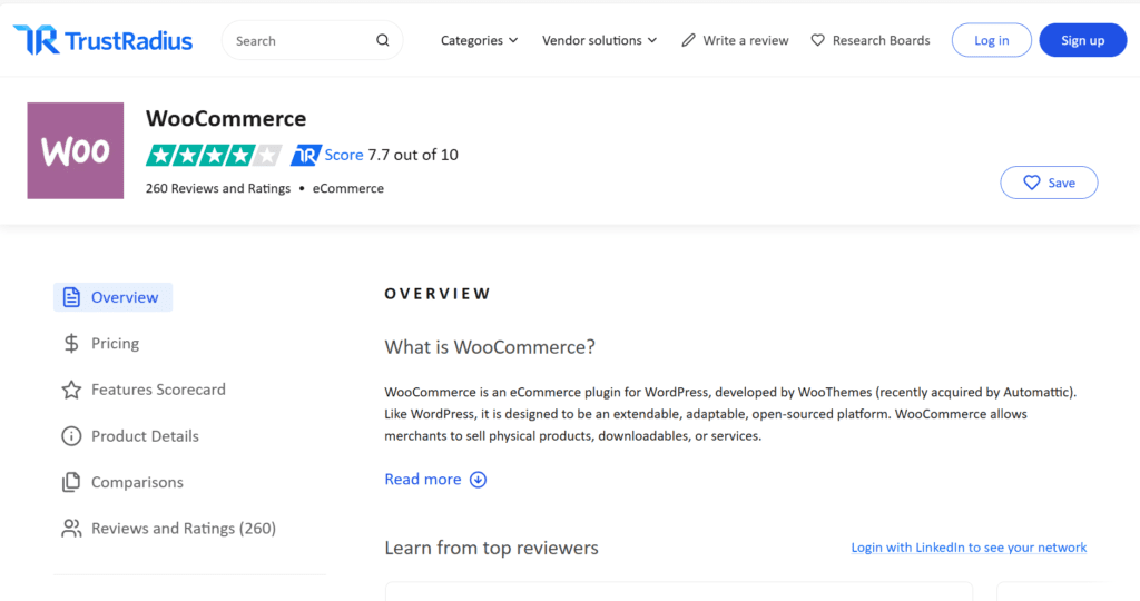 TrustRadius WooCommerce Bewertungen