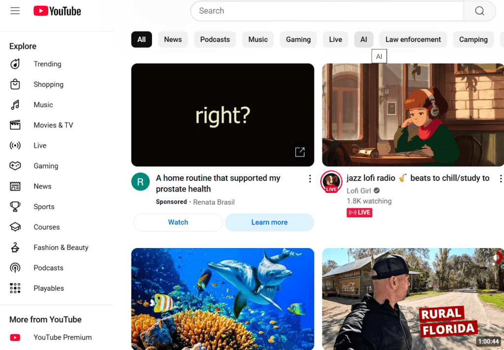 Youtube (Englisch)