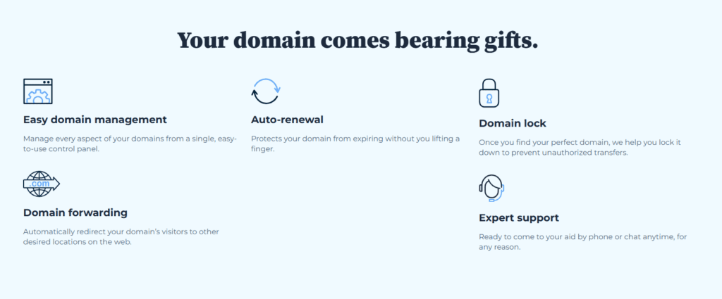Bluehost-Domäne
