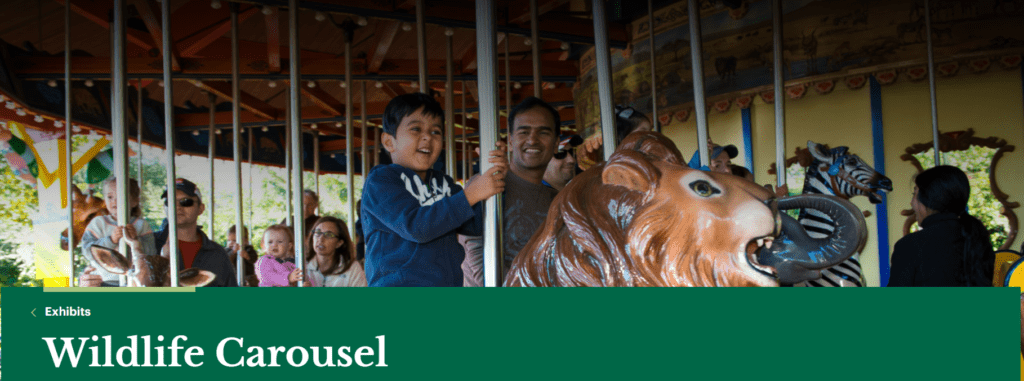 Website des Zoos von Houston  