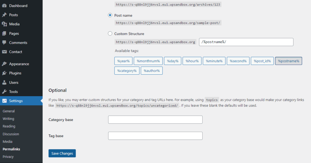Permalinks in WordPress aktualisieren