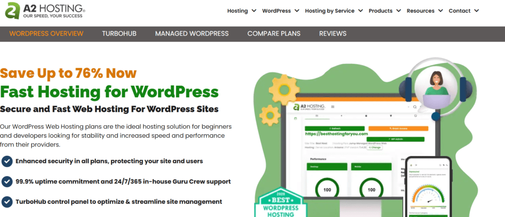 A2 WordPress-Hosting