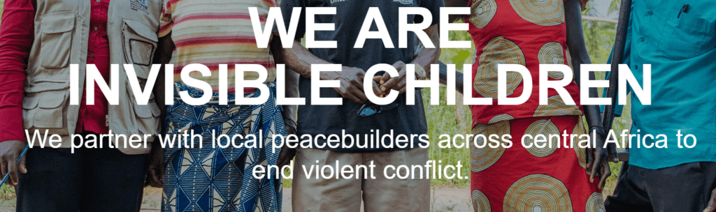 Website von Invisible Children