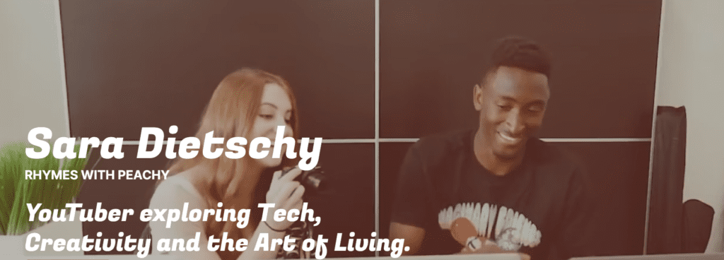 Sara Dietschy Website
